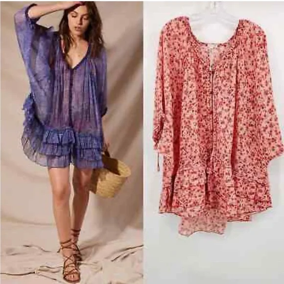 Poupette St Barth Poncho Dress - Picture 2 of 12